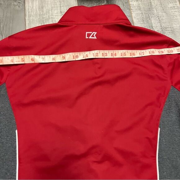 Cutter & Buck Stingray Corvette Museum Full Zip Red Long Sleeve Weathertec L - Picture 10 of 12